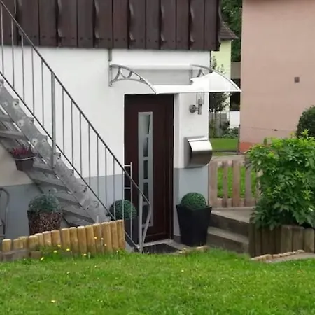 Schoene Ferienwohnung Lehrberg Exterior photo